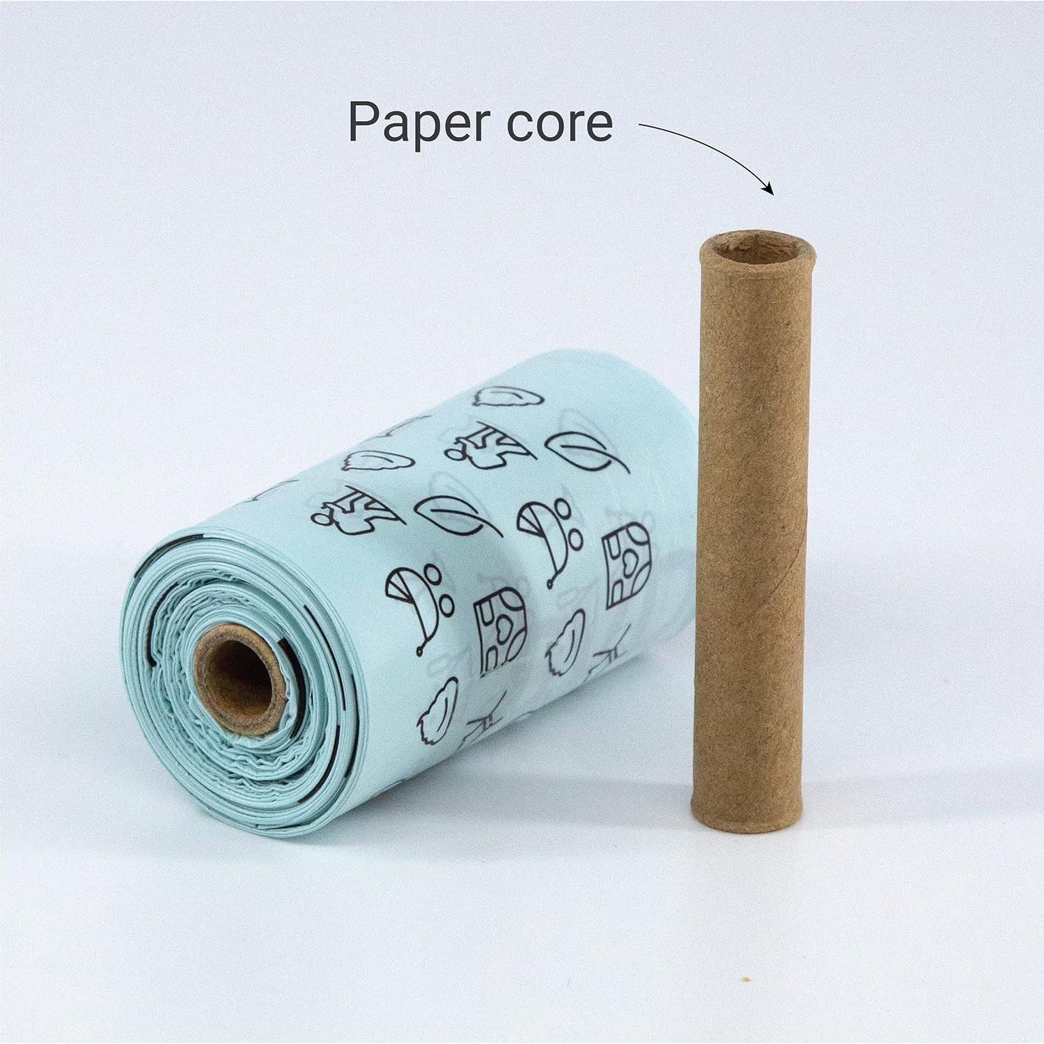 SVD.PET Dog Poop Bags, 120 Unscented Doggie Poo Bags, with Waste Bag Holder, Extra Thick With 100% Leak-Proof Guarantee (8 Rolls, 120 count)