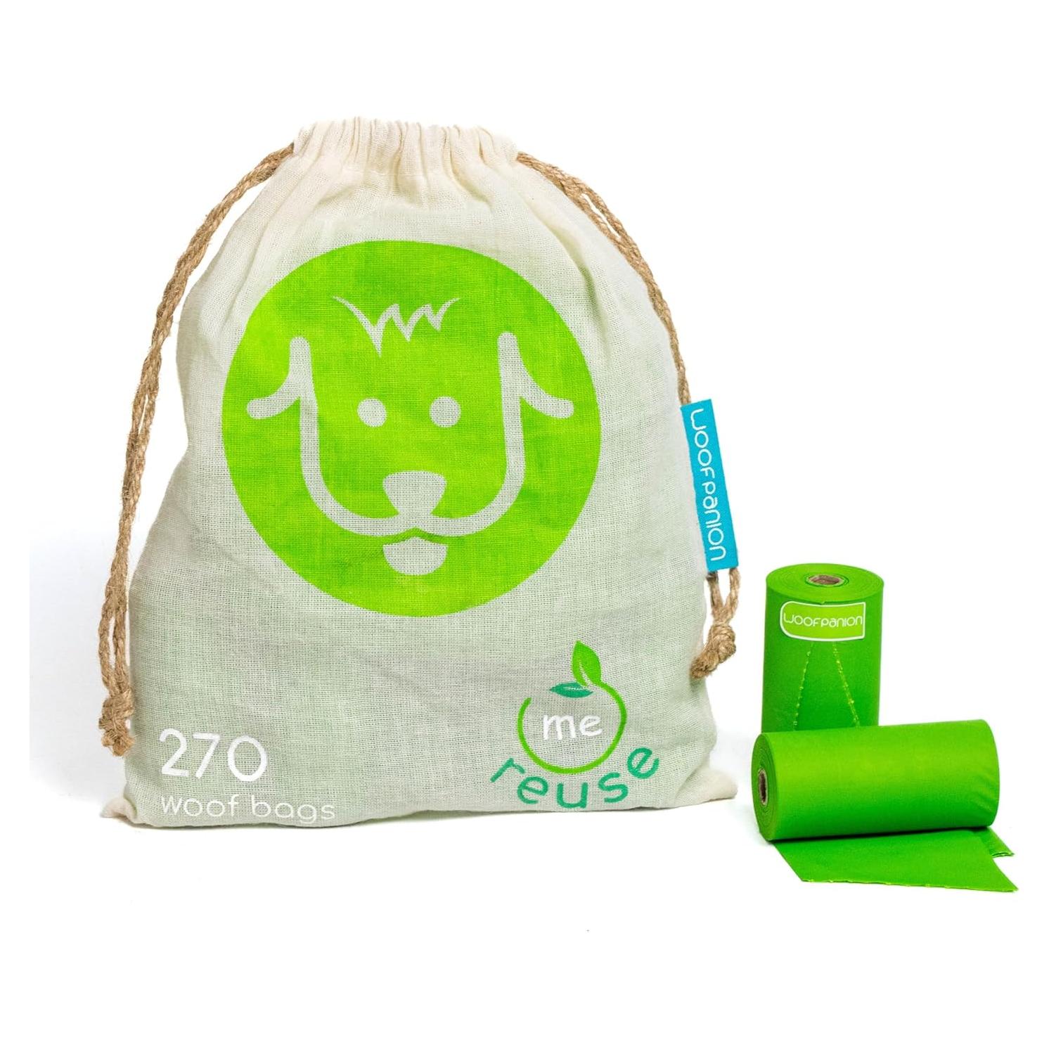 Bolsas de Caca Compostables Woofpanion 270 Unidades