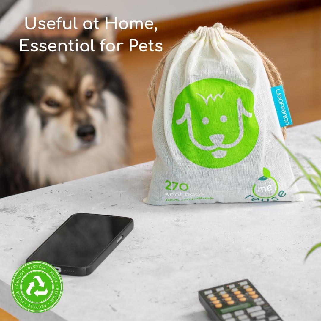 Bolsas de Caca Compostables Woofpanion 270 Unidades
