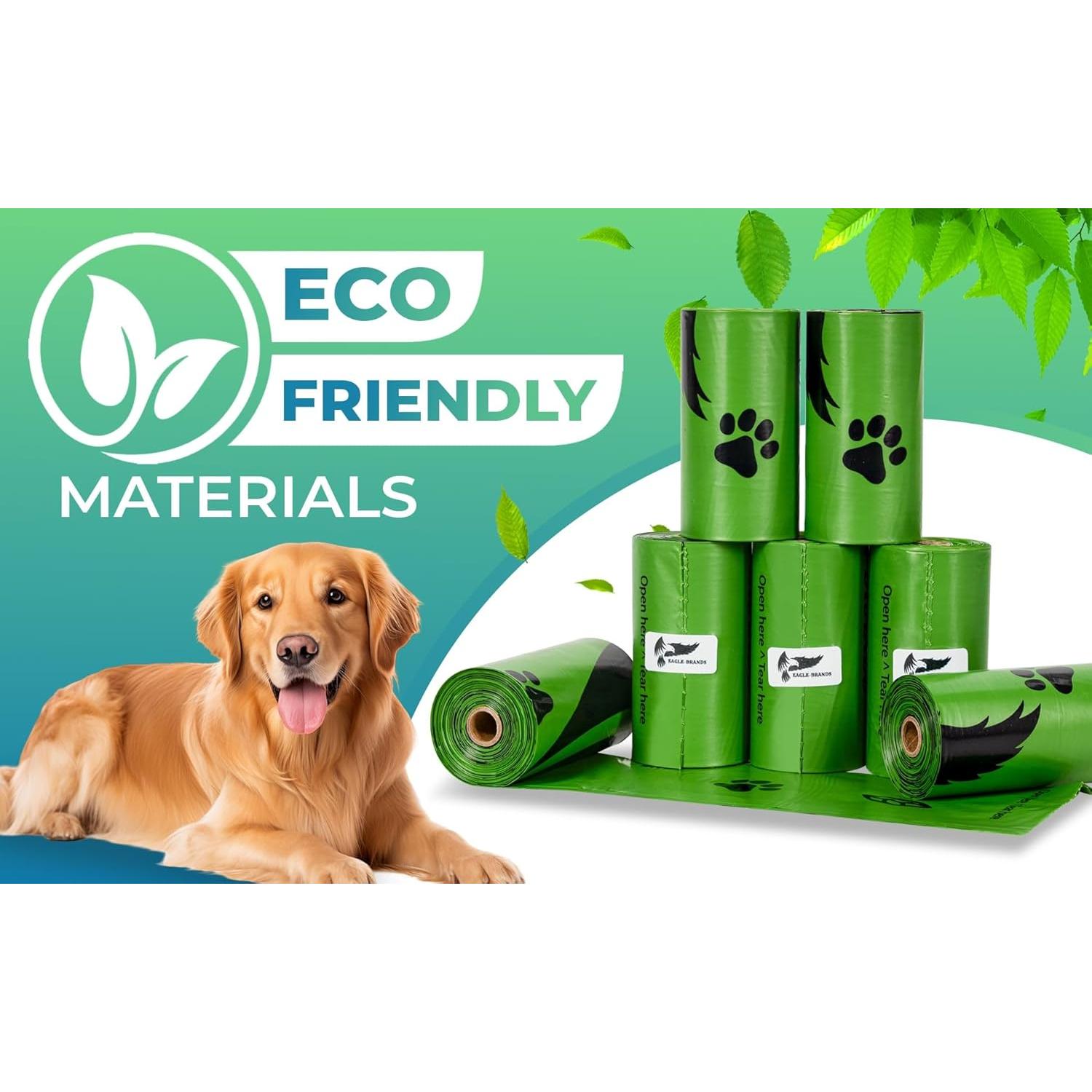 Bolsas Biodegradables para Desechos de Mascotas EAGLE-BRANDS 270 Unidades