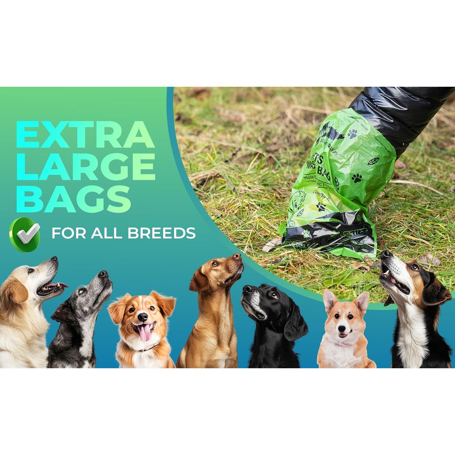 Bolsas Biodegradables para Desechos de Mascotas EAGLE-BRANDS 270 Unidades