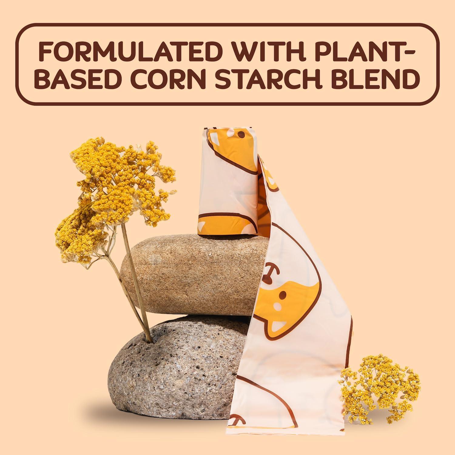 Bolsas de Poop Compostables Pure & Pup - 270 Unidades