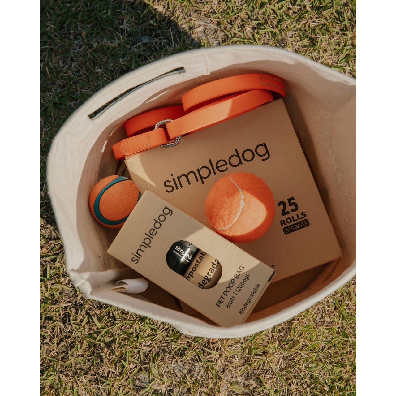 Bolsas biodegradables para excremento de perro SimpleDog - 120 unidades