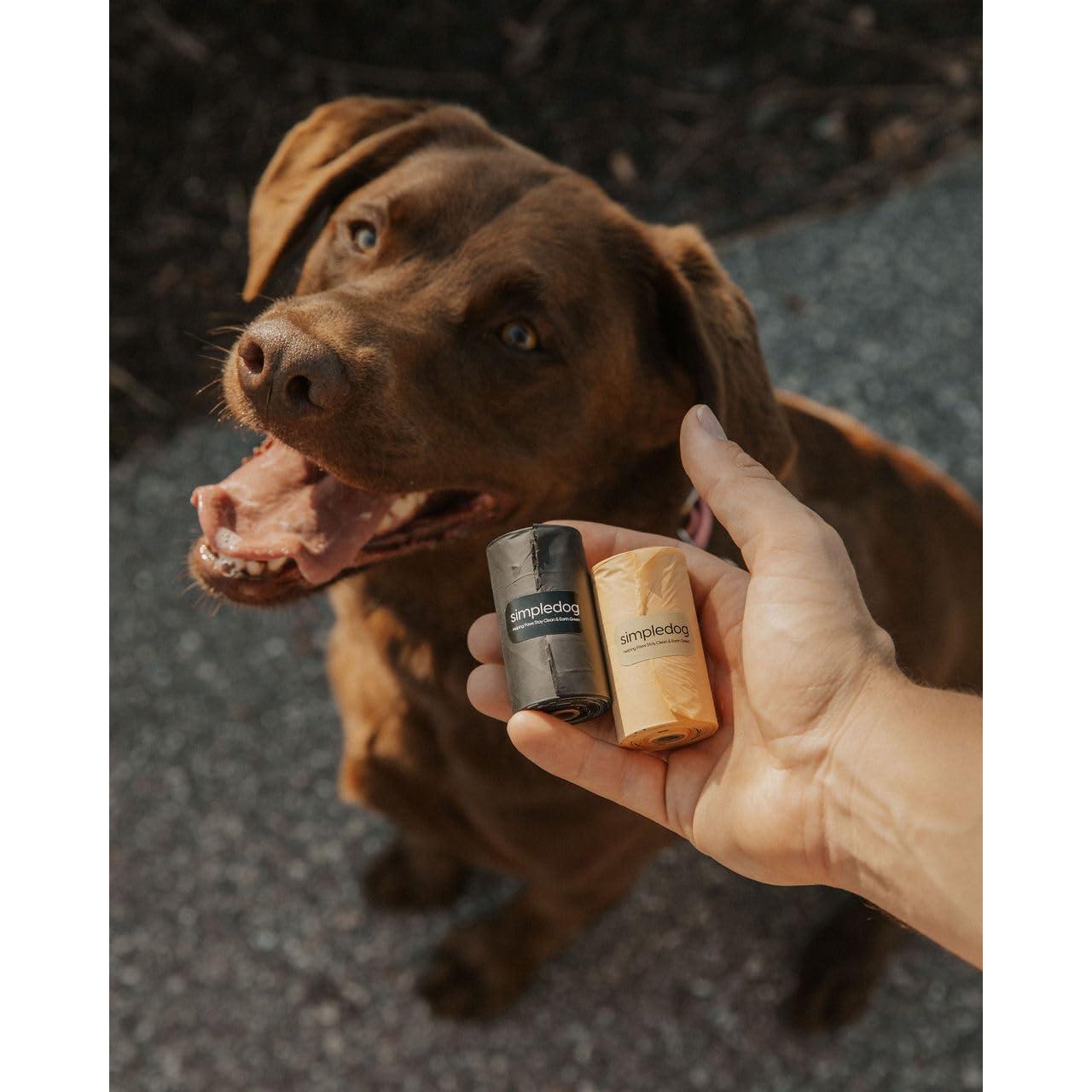 Bolsas biodegradables para excremento de perro SimpleDog - 120 unidades