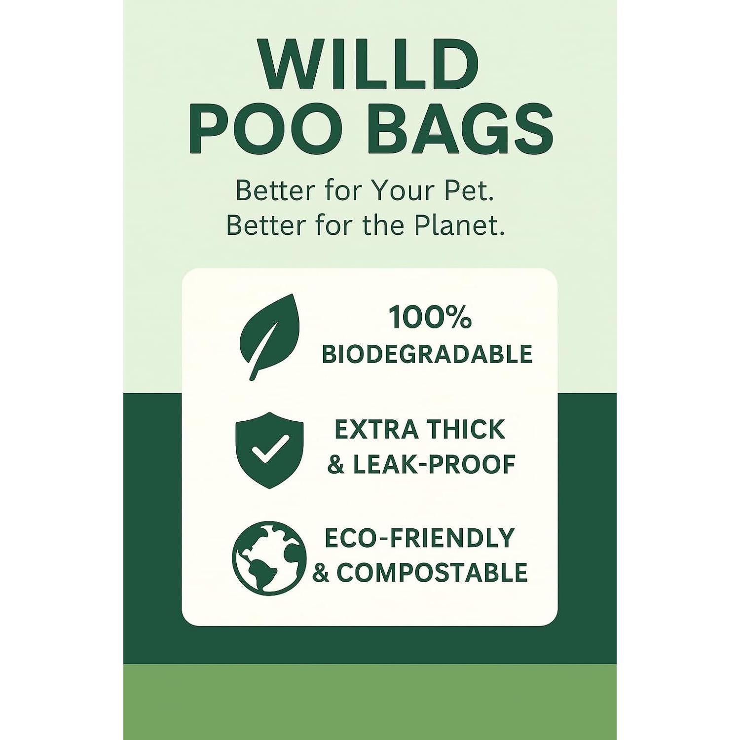 300 Bolsas Compostables XYBiobags para Excremento de Perro