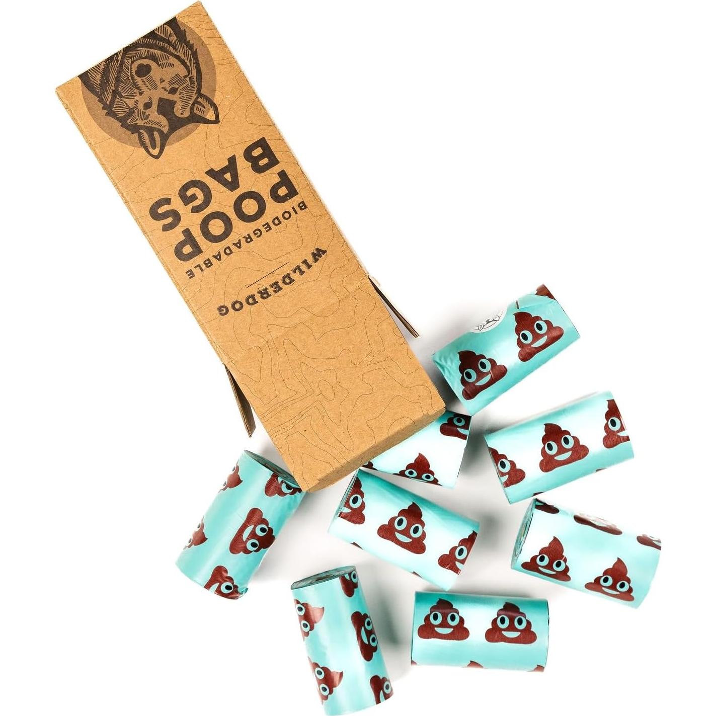 Bolsas Biodegradables para Poop Wilderdog - 120 Unidades