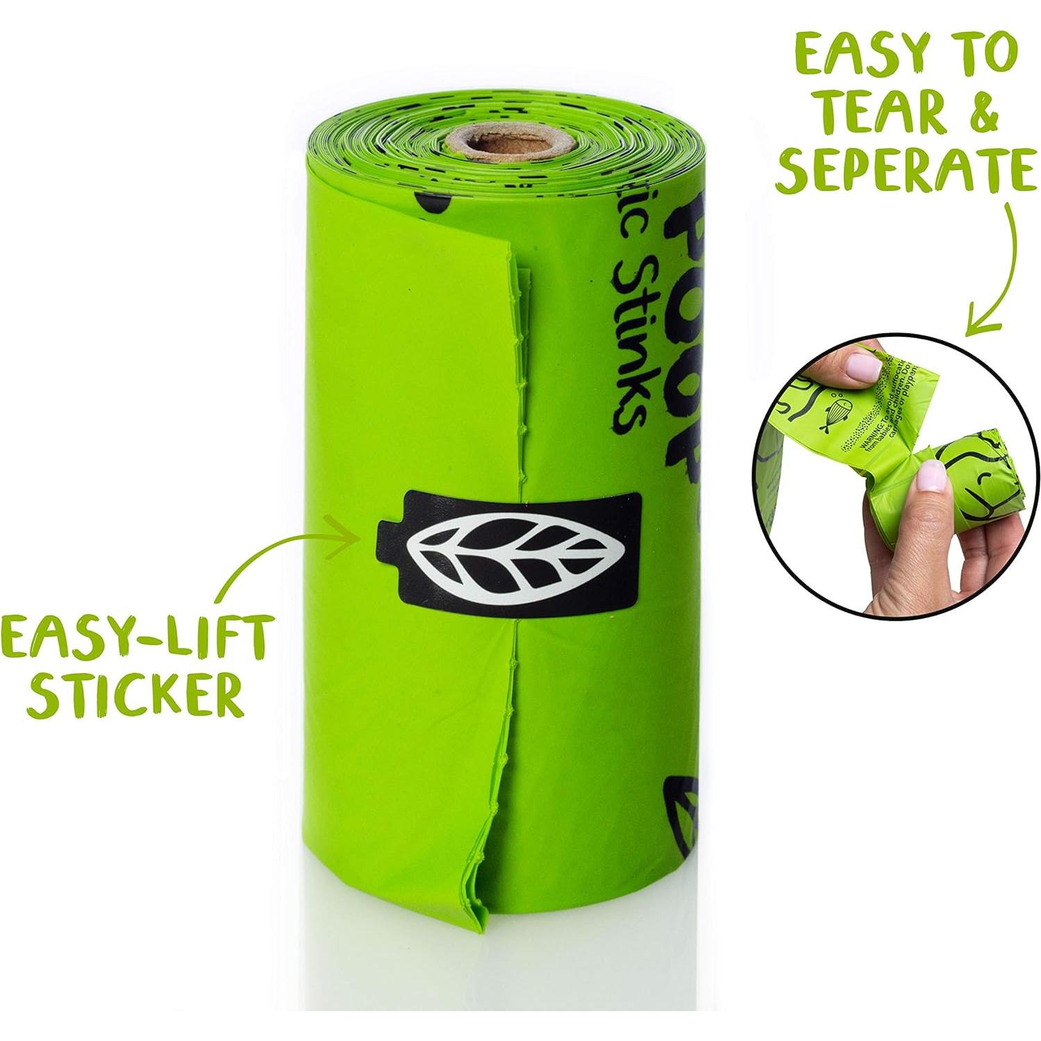 Bolsas Compostables para Perros Planet Poop - 60 Unidades