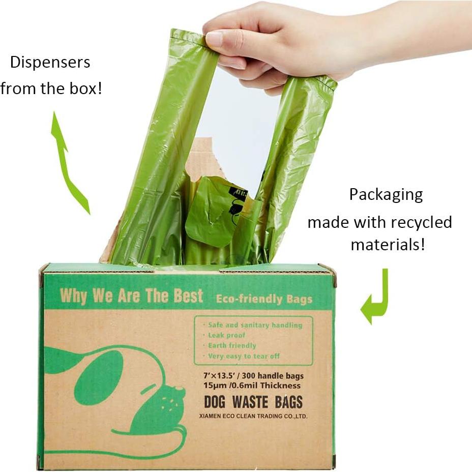 Bolsas de Desechos para Perros ECO-CLEAN 300 Unidades Biodegradables