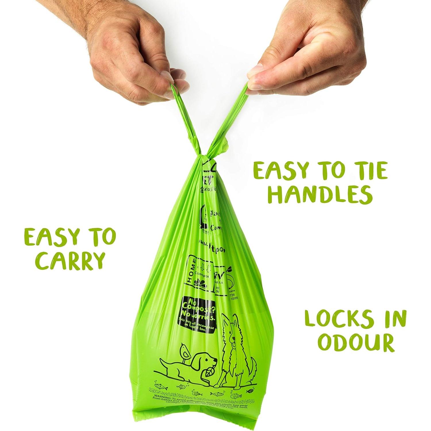 Bolsas de Basura Compostables para Perros Planet Poop 120 Unidades