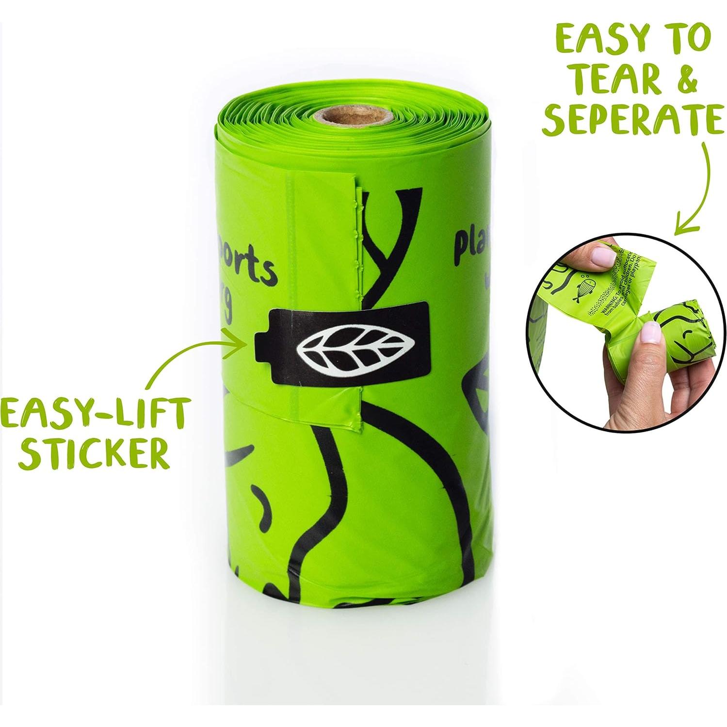 Bolsas de Basura Compostables para Perros Planet Poop 120 Unidades