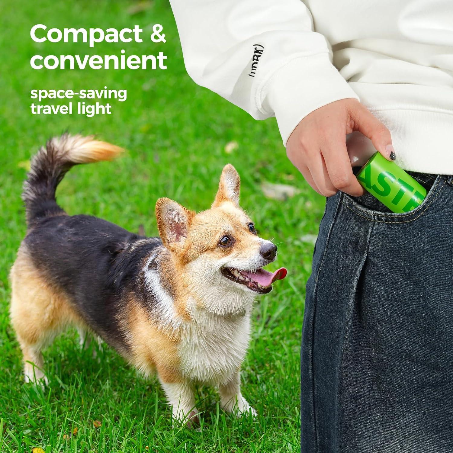 Bolsas de caca compostables DOGGO DOUG 120 unidades aroma lavanda