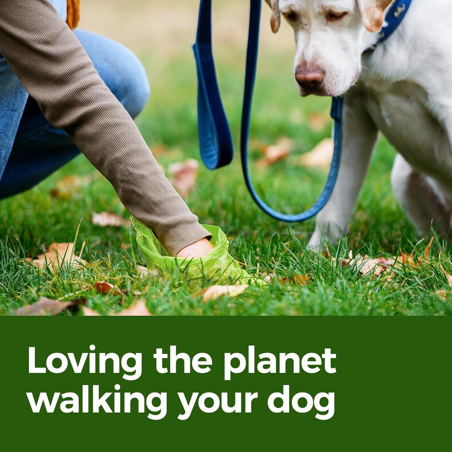 Bolsas de caca compostables DOGGO DOUG 120 unidades aroma lavanda