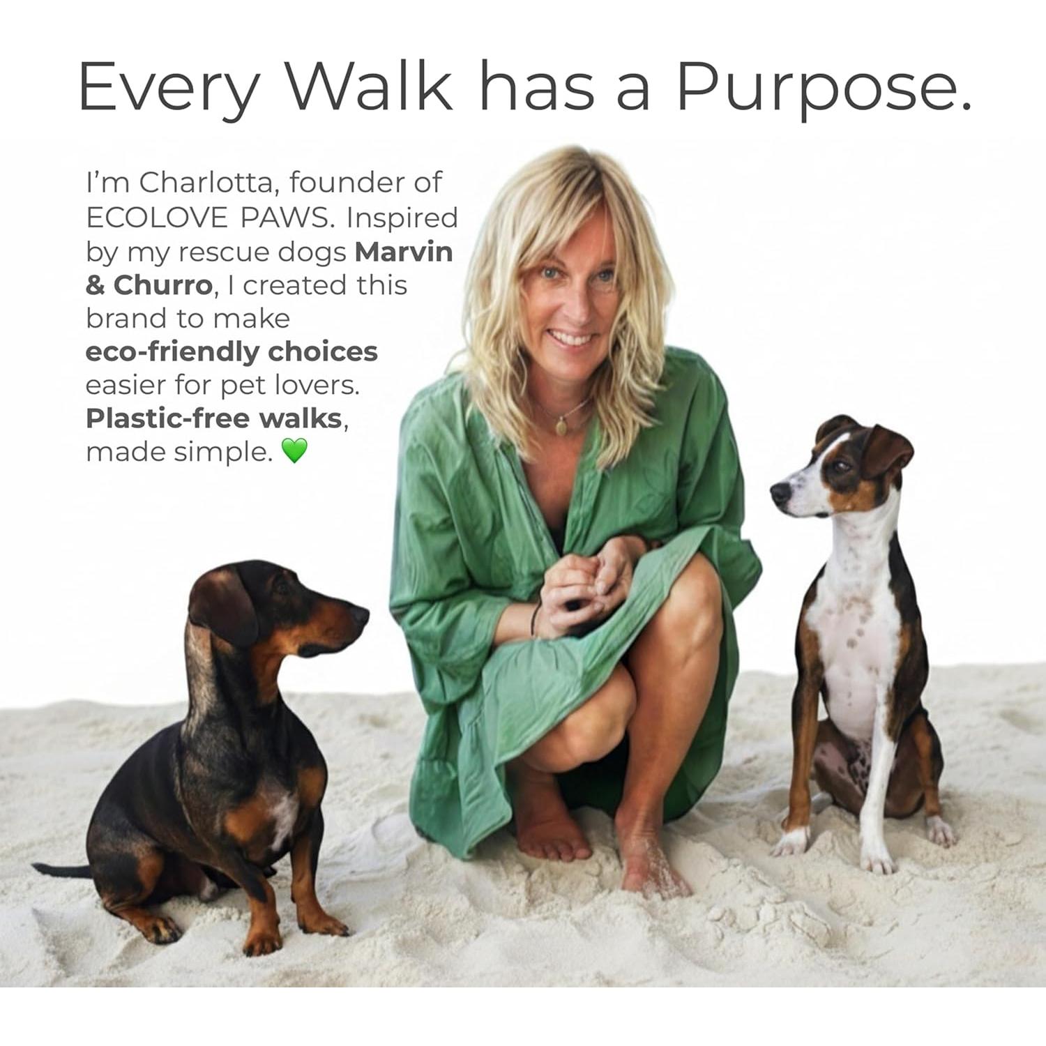 Bolsas de Excremento Compostables ECOLOVE PAWS 240 Unidades