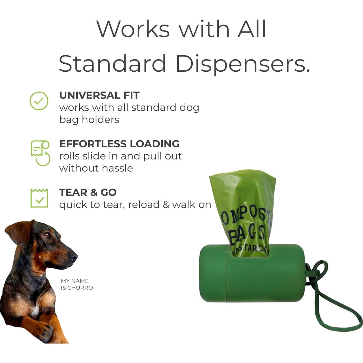 Bolsas de Excremento Compostables ECOLOVE PAWS 240 Unidades