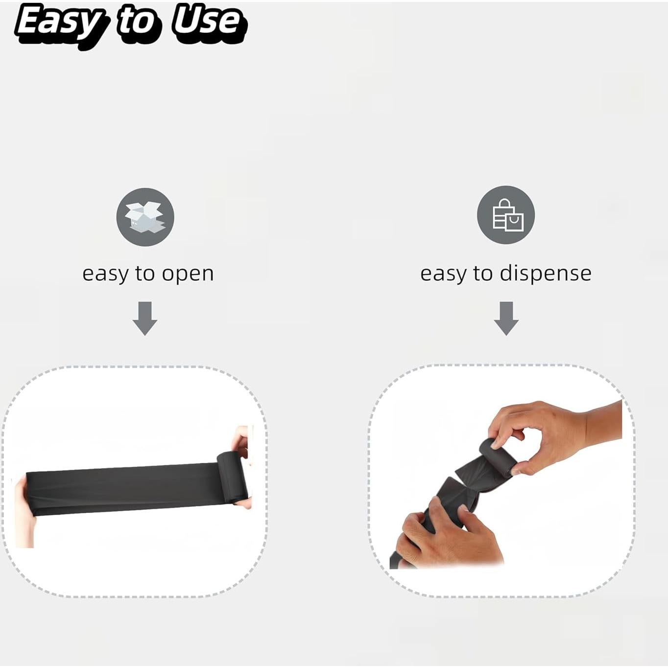 Bolsas de Desechos Biodegradables CWYZA 45 Unidades Negras