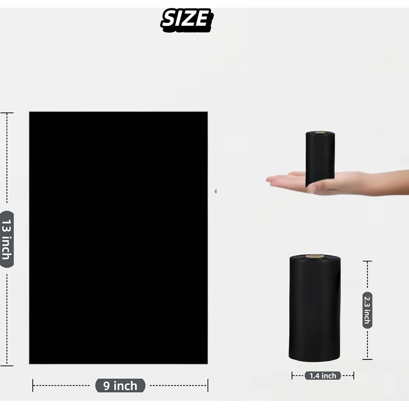 Bolsas de Desechos Biodegradables CWYZA 45 Unidades Negras