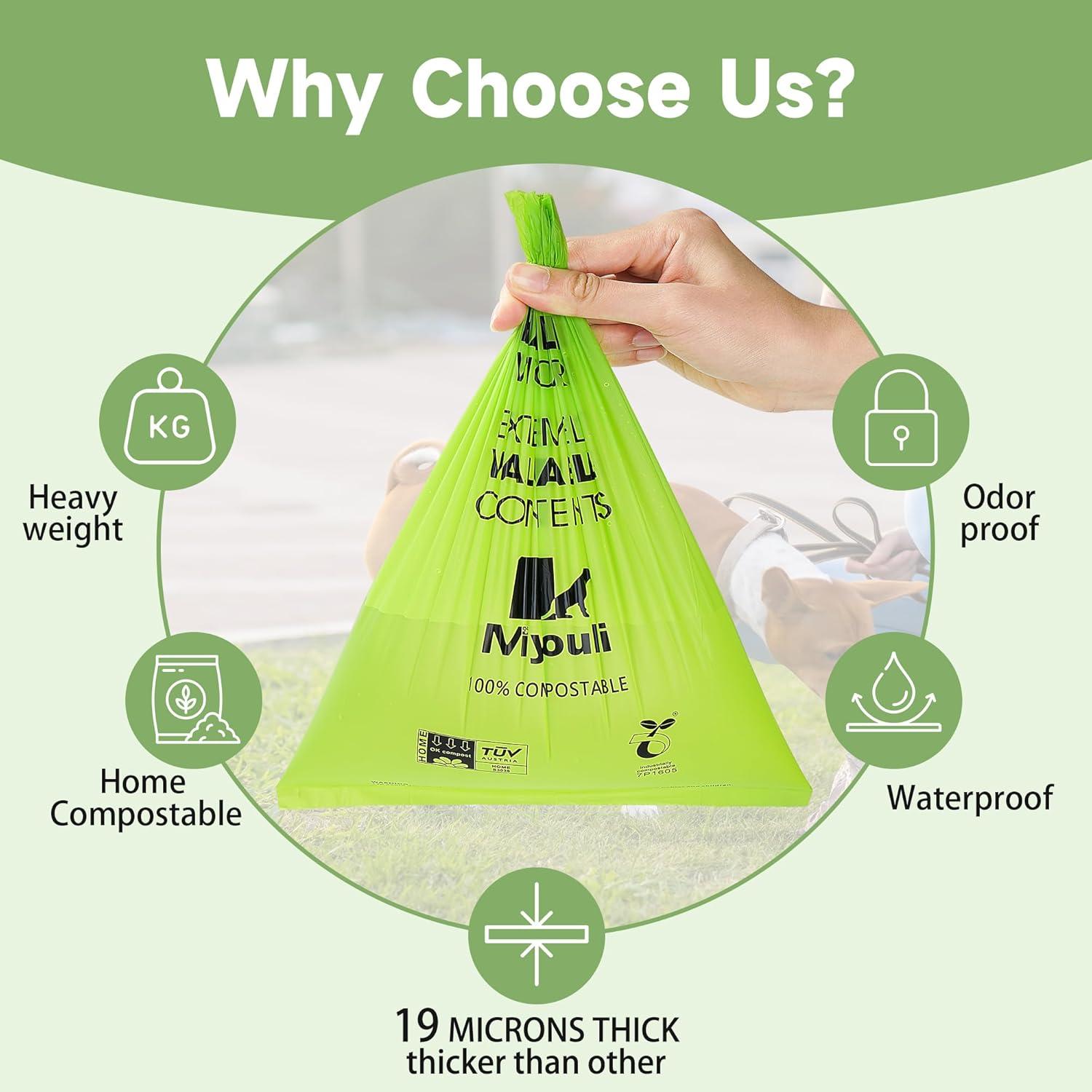 Bolsas Compostables para Perros Miyouli 240 Unidades Sin Olor