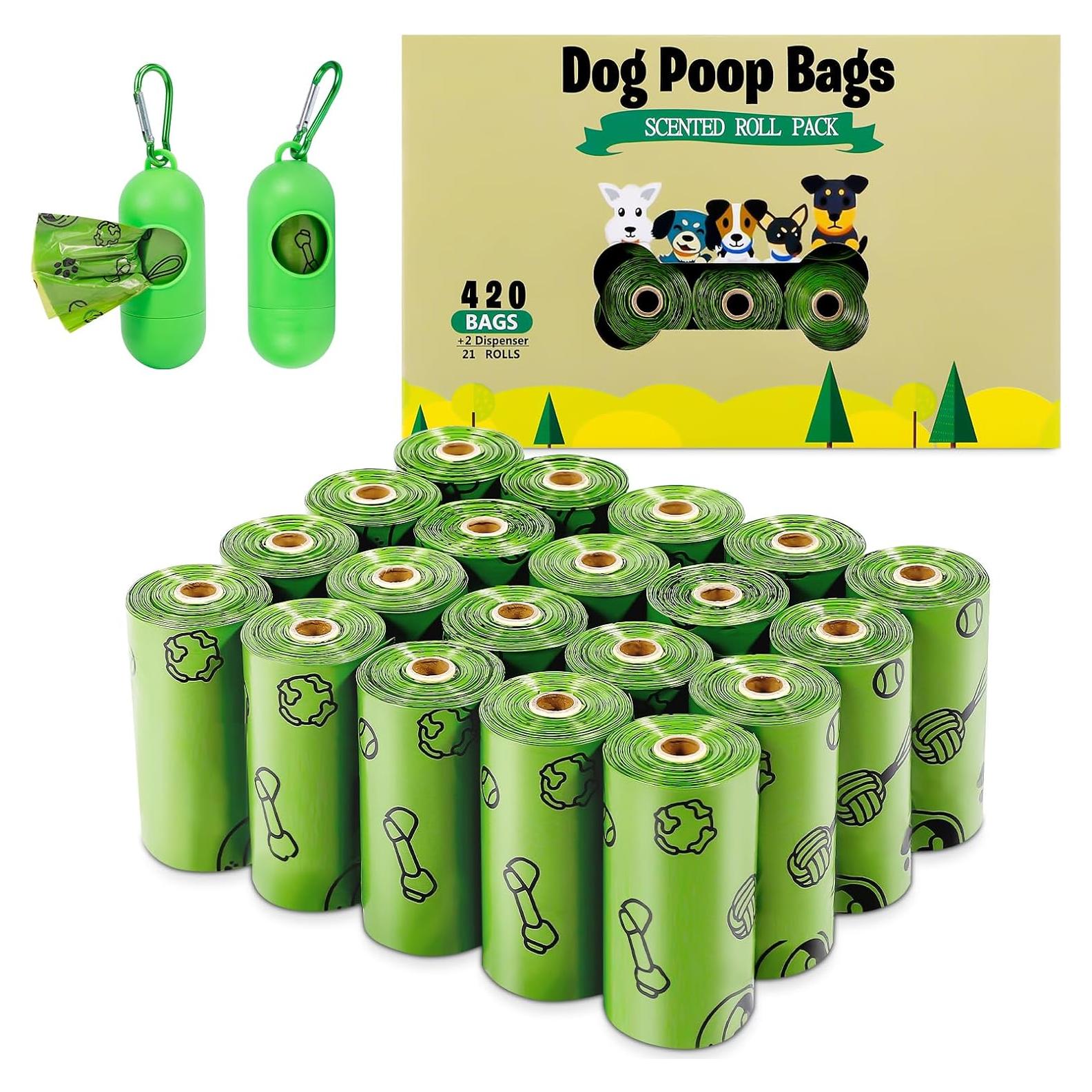 Bolsas de Excremento para Perros TVOOD 420 Cuentas Ecológicas