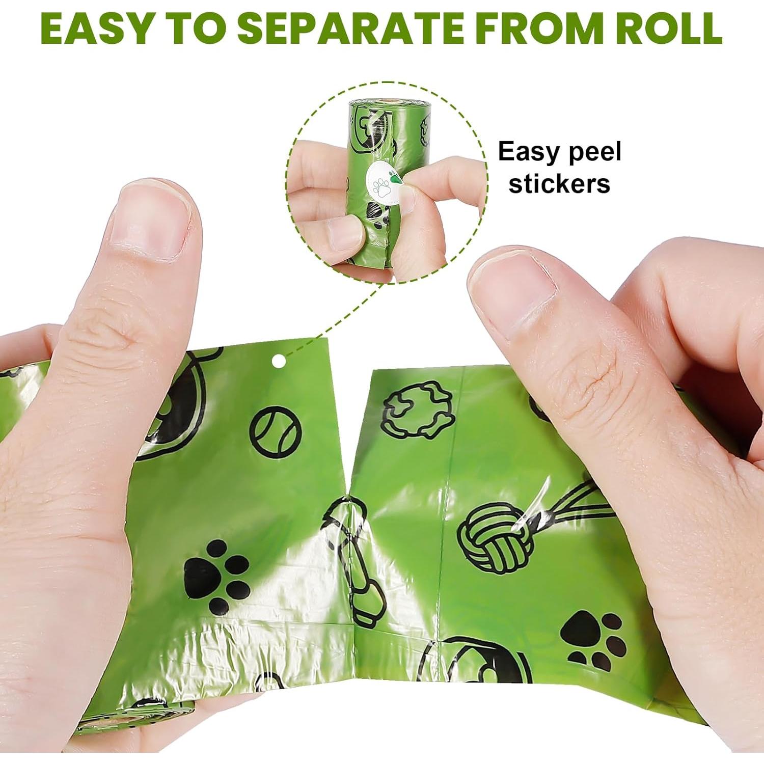 Bolsas de Excremento para Perros TVOOD 420 Cuentas Ecológicas