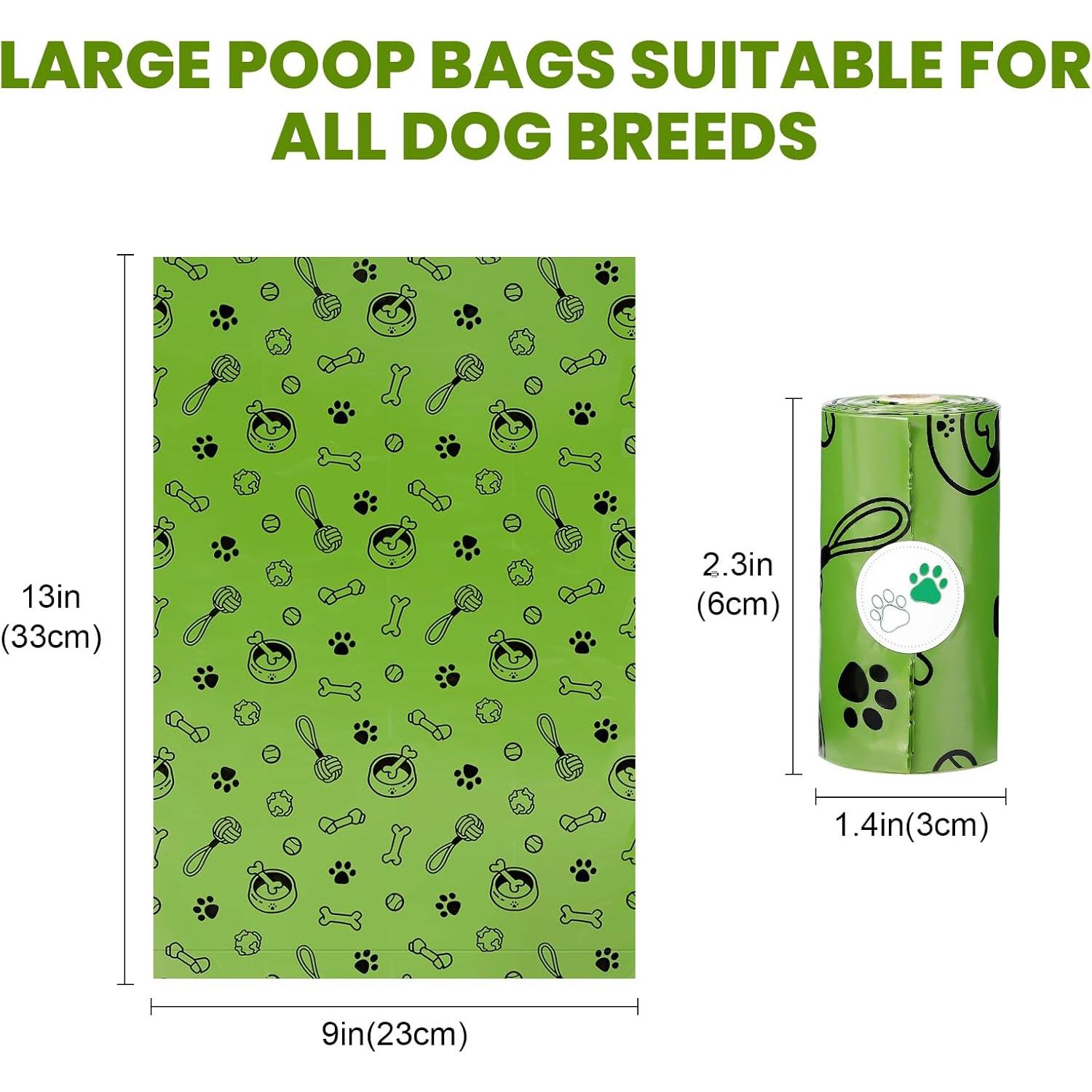 Bolsas de Excremento para Perros TVOOD 420 Cuentas Ecológicas