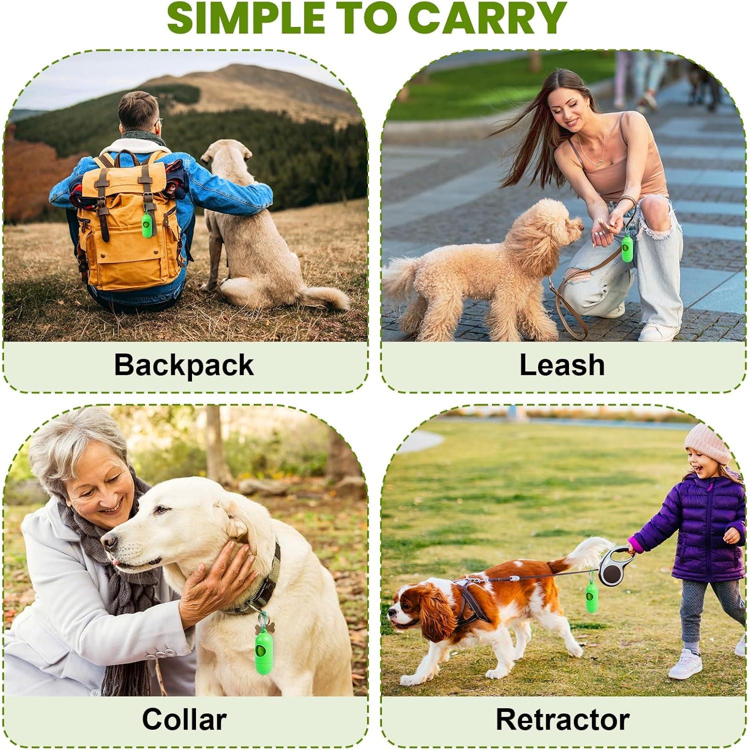 Bolsas de Excremento para Perros TVOOD 420 Cuentas Ecológicas