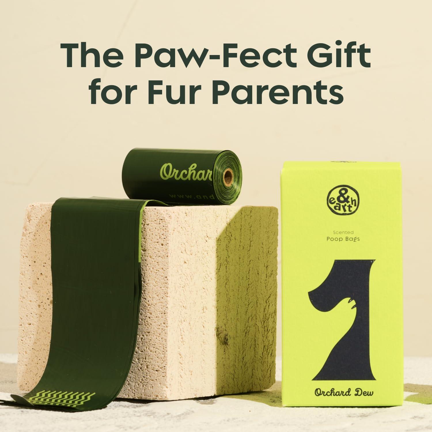 Bolsas de Poop para Perros earth, 120 Unidades, Aroma a Higo