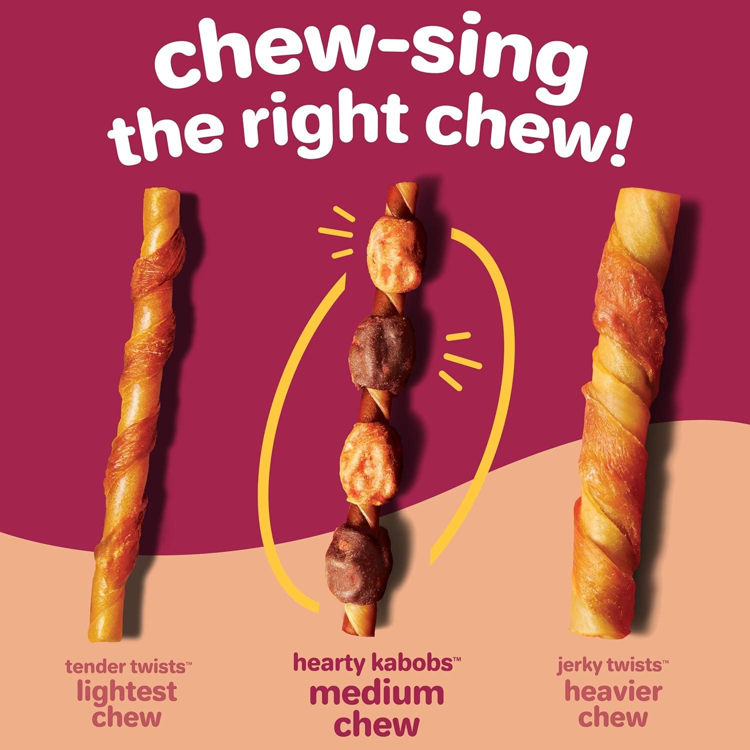 Golosinas para Perros Hartz Oinkies Hearty Kabob 18 Unidades