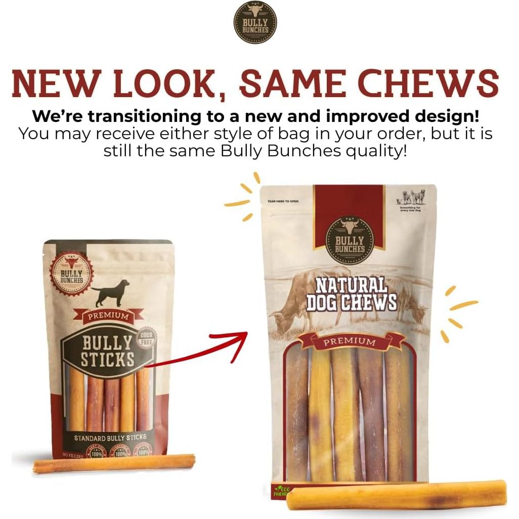 Bully Bunches Bully Sticks 15.24 cm Sin Olor para Perros