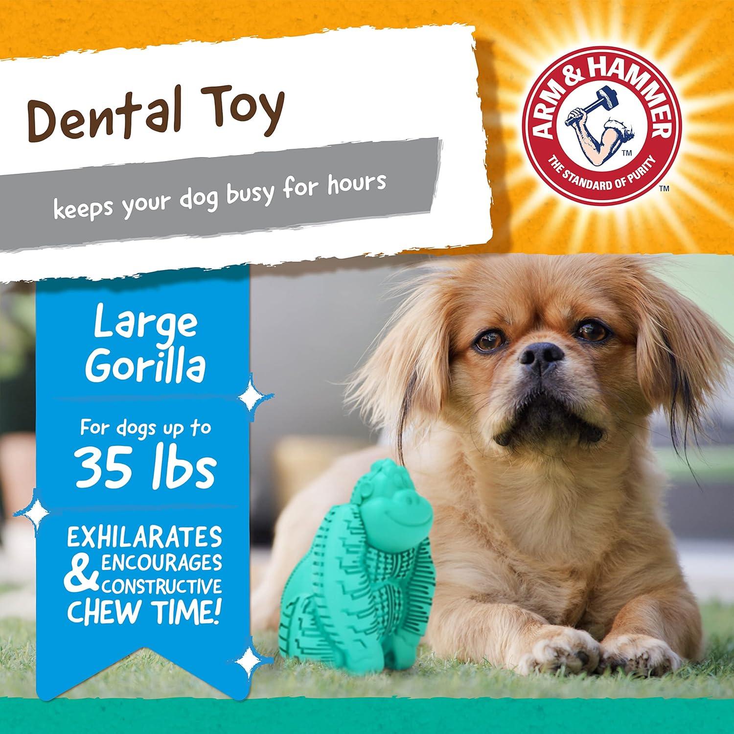 Juguete Masticable Dental Gorila Arm & Hammer para Perros 22 cm
