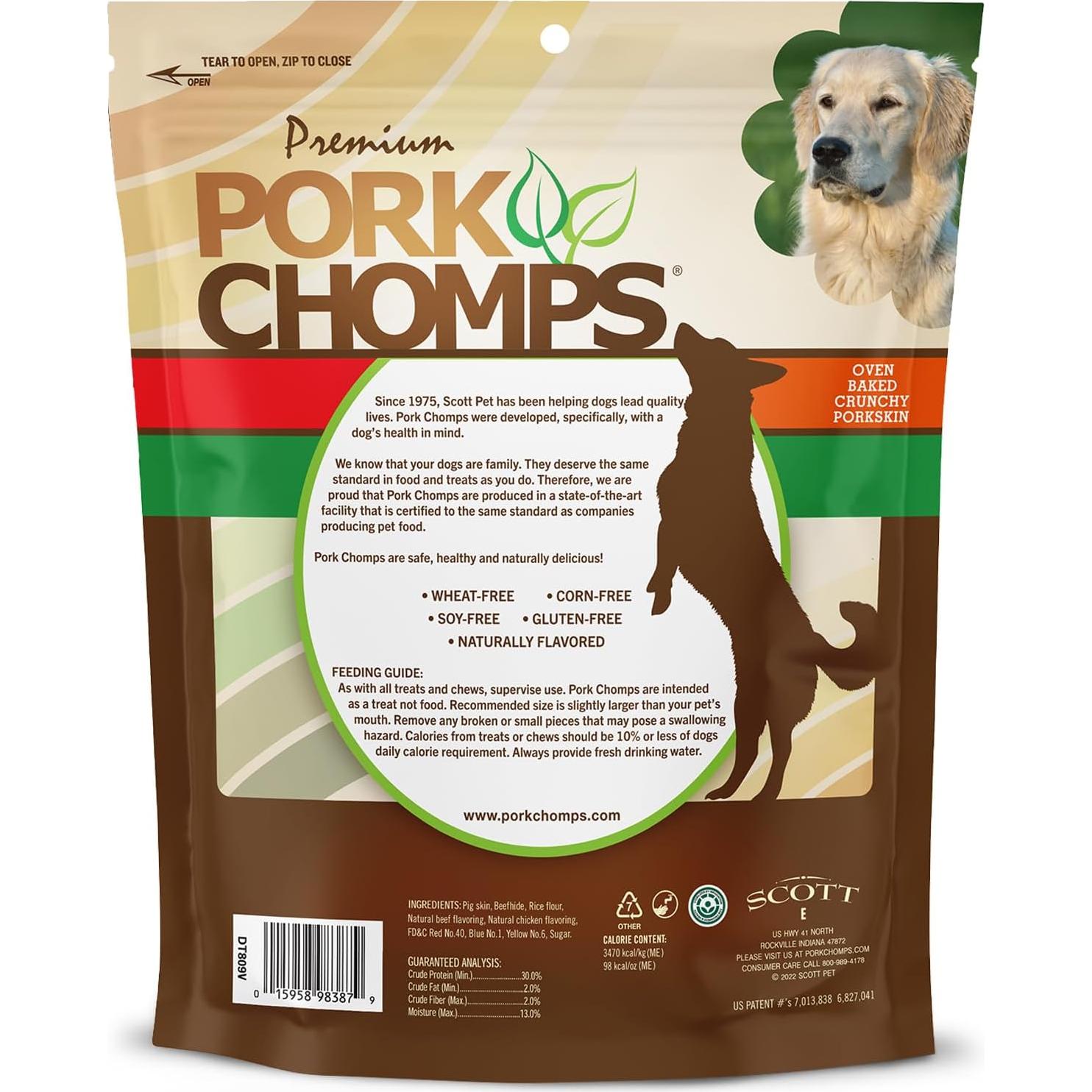 Pork Chomps Masticables para Perros 374g Sabores Variados