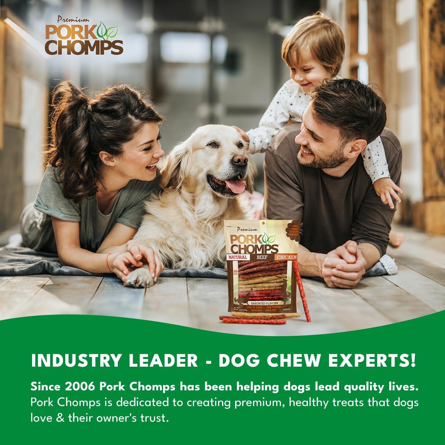 Pork Chomps Masticables para Perros 374g Sabores Variados