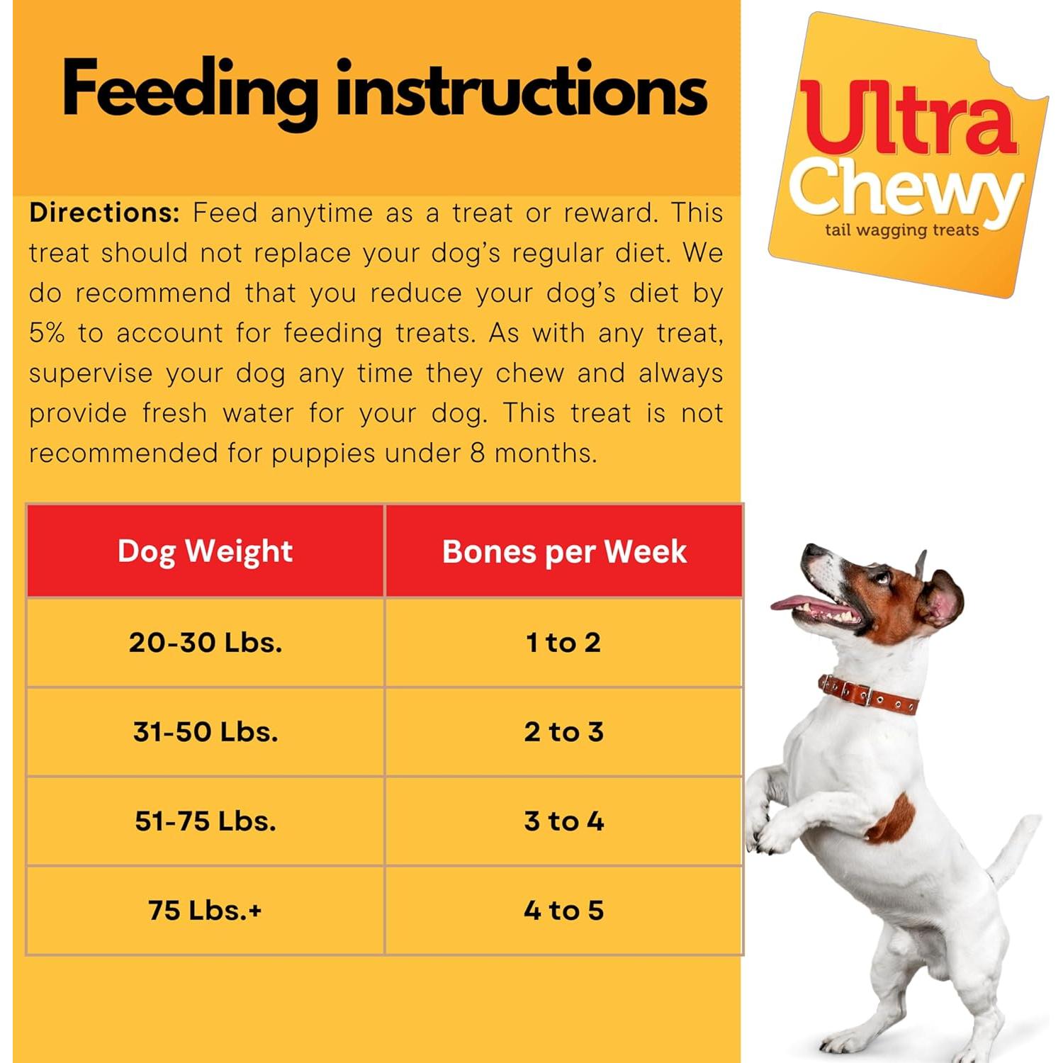 Huesos Doble Tratamiento Ultra Masticables Ultra Chewy 9 Piezas