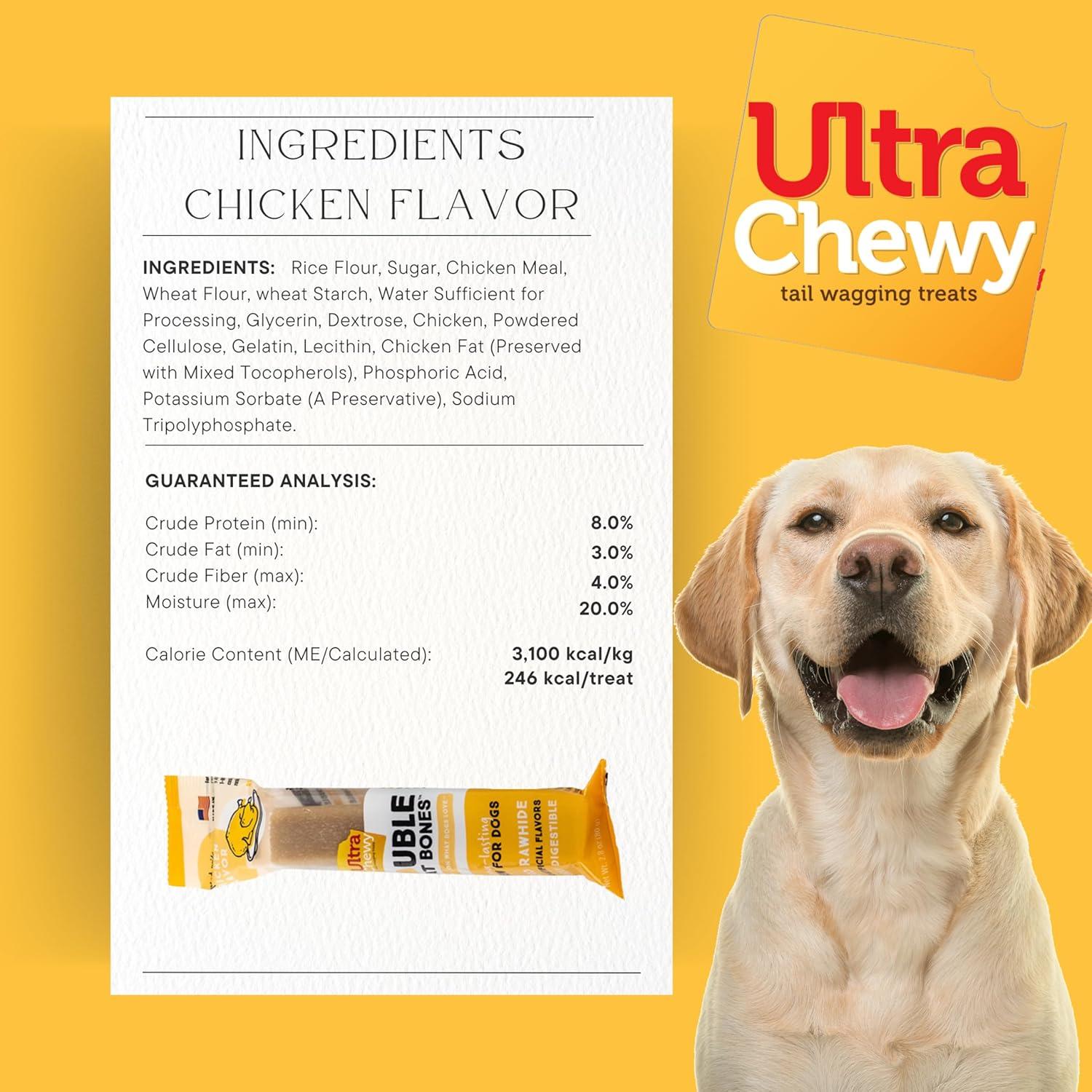 Huesos Doble Tratamiento Ultra Masticables Ultra Chewy 9 Piezas