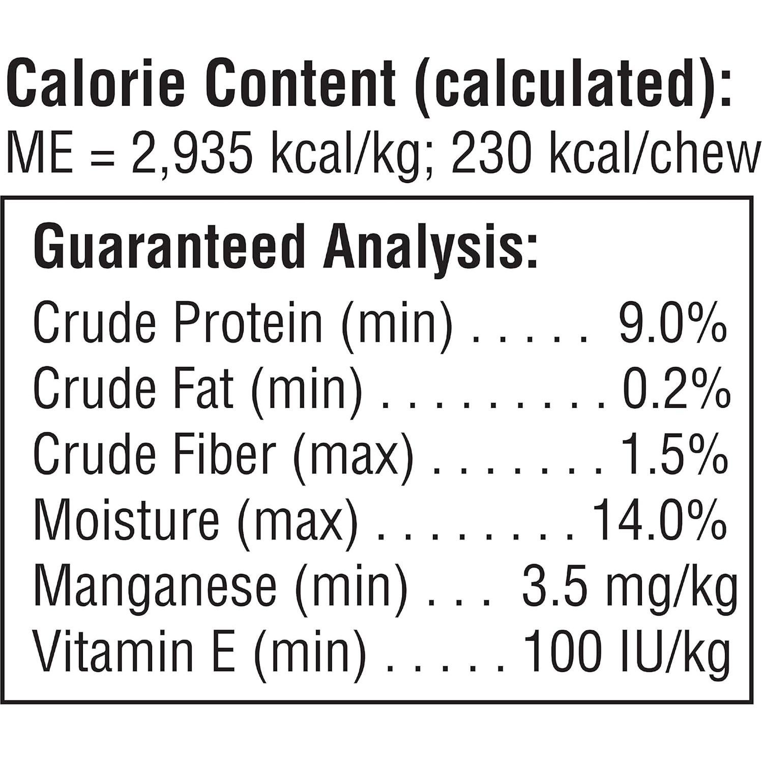 SmartBones Masticables Medianos Sin Piel con Mantequilla de Maní - Paquete de 4