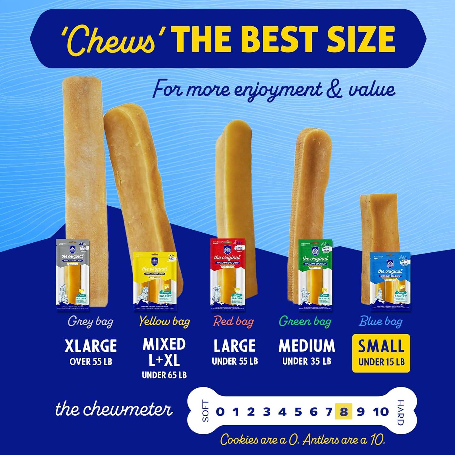 Himalayan Dog Chew Queso Original 3 Palitos 31 g para Perros