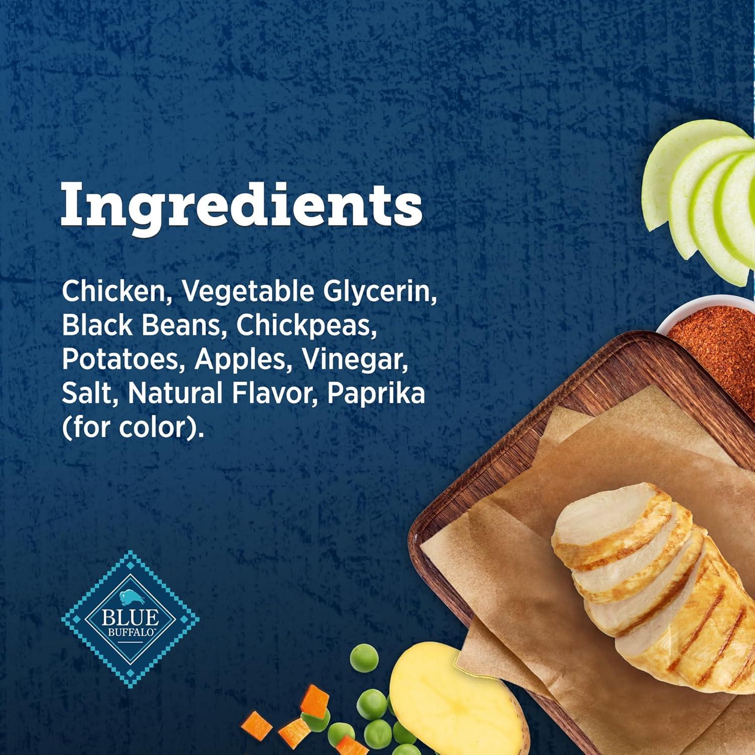 Golosinas Naturales para Perros Blue Buffalo 340g Pollo y Manzana