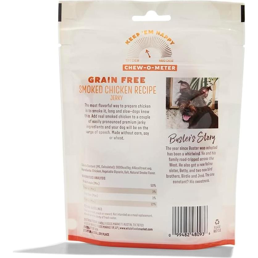 Golosinas para Perros Whole Paws Pollo Ahumado 142g Sin Granos