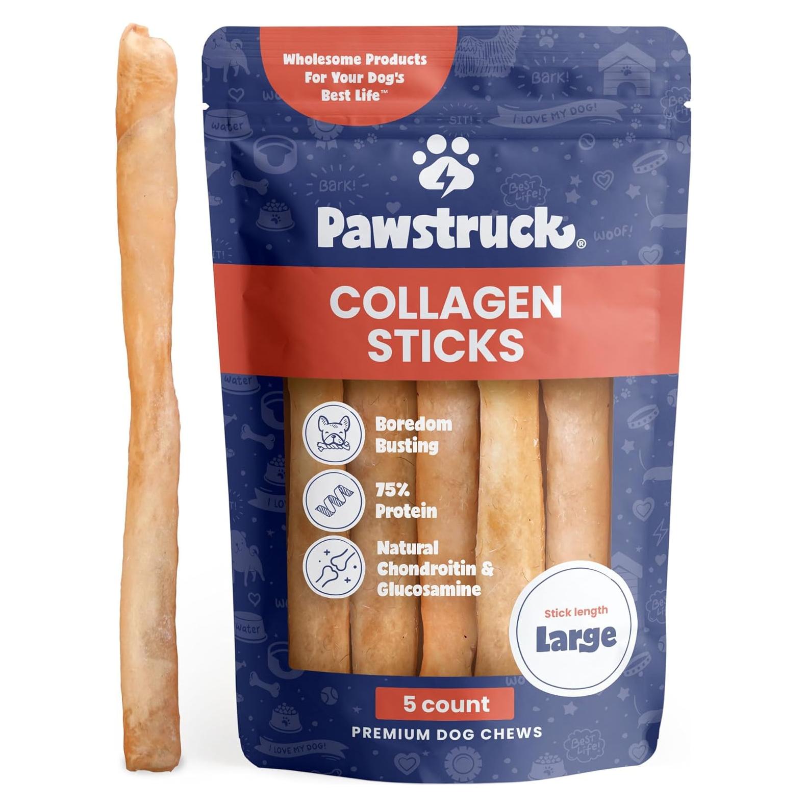 Palitos de Colágeno de Res Pawstruck 30 cm - 5 Unidades