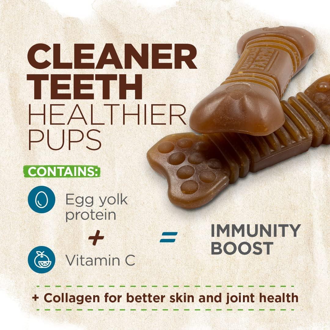 Golosinas Dentales Naturales para Perros Natural Farm Mini 66 Cuentas