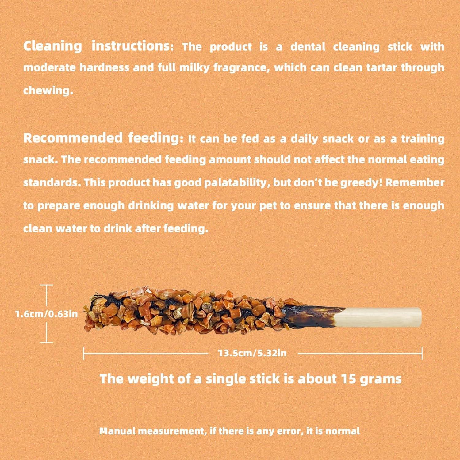 Golosinas Dentales para Perros HEYISME Pollo y Calabaza 400g