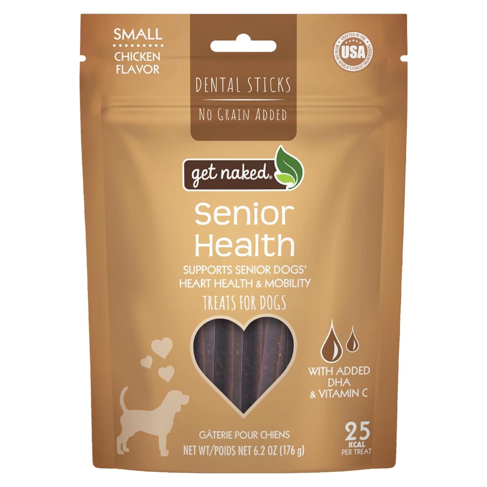 Palitos Masticables Dentales Get Naked Pollo 176 g Sin Granos