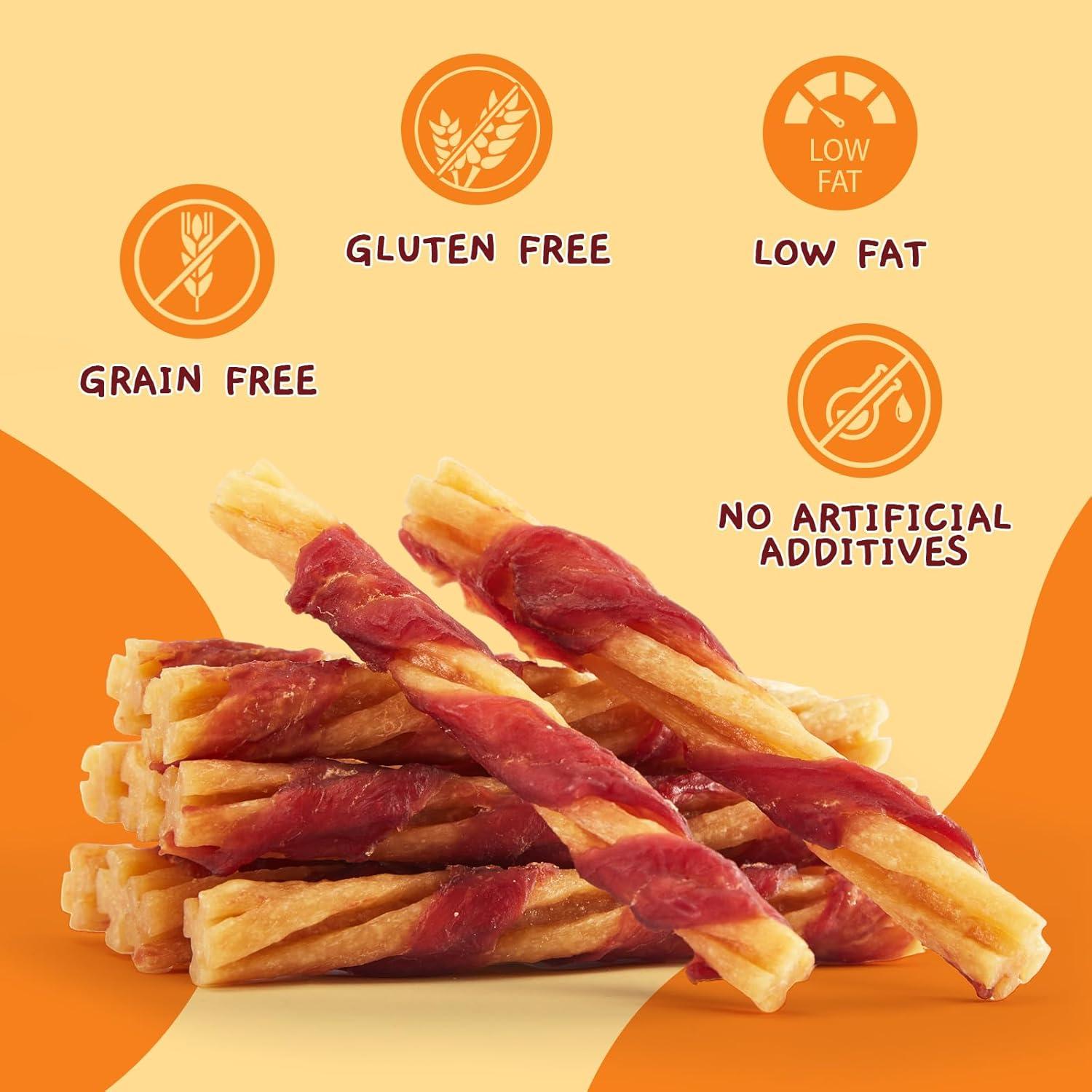 Galletas para Perros Jungle Calling, Palitos de Colágeno Pato y Pollo 400g