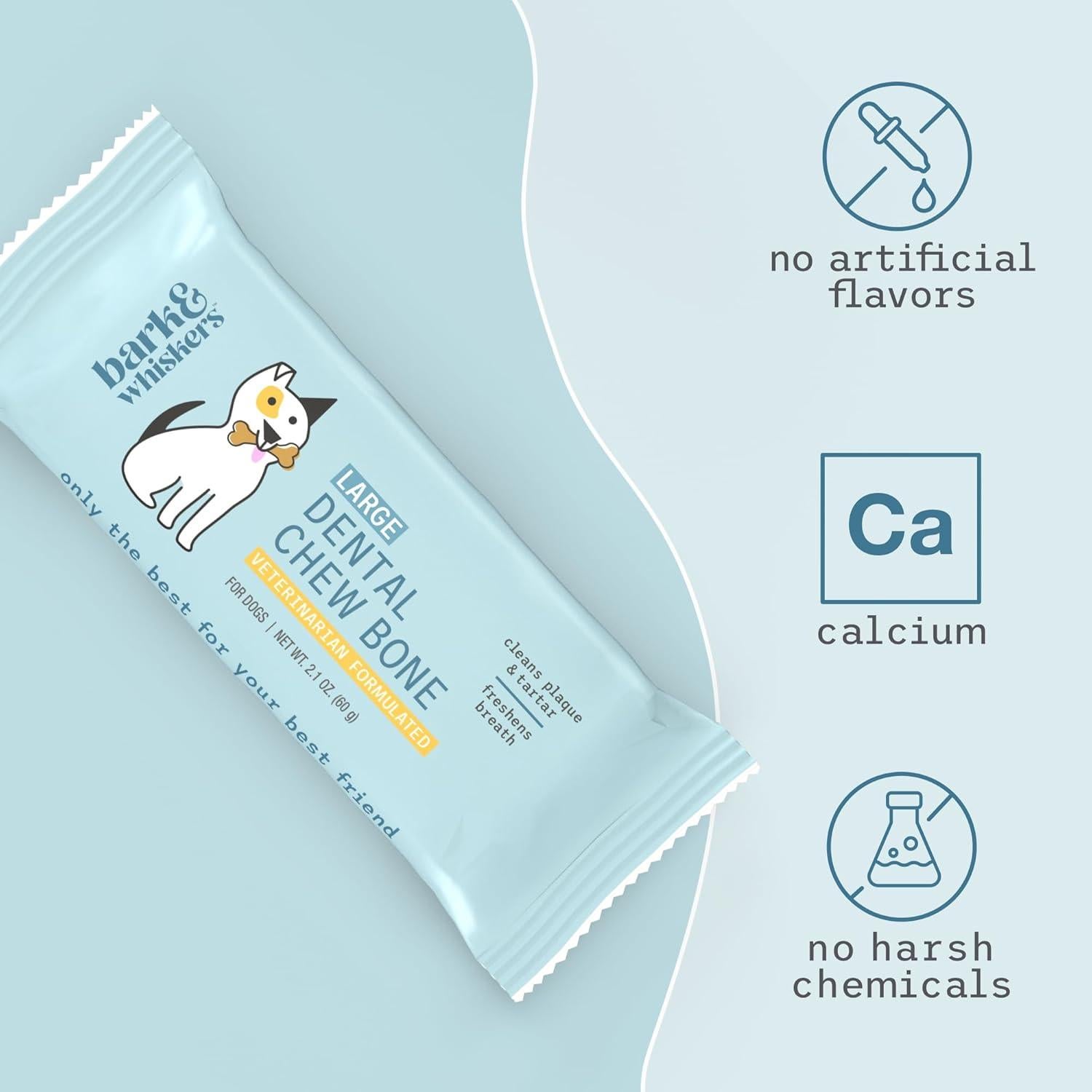 Huesos Masticables Dentales para Perros Dr. Mercola Grande 12 Pzas