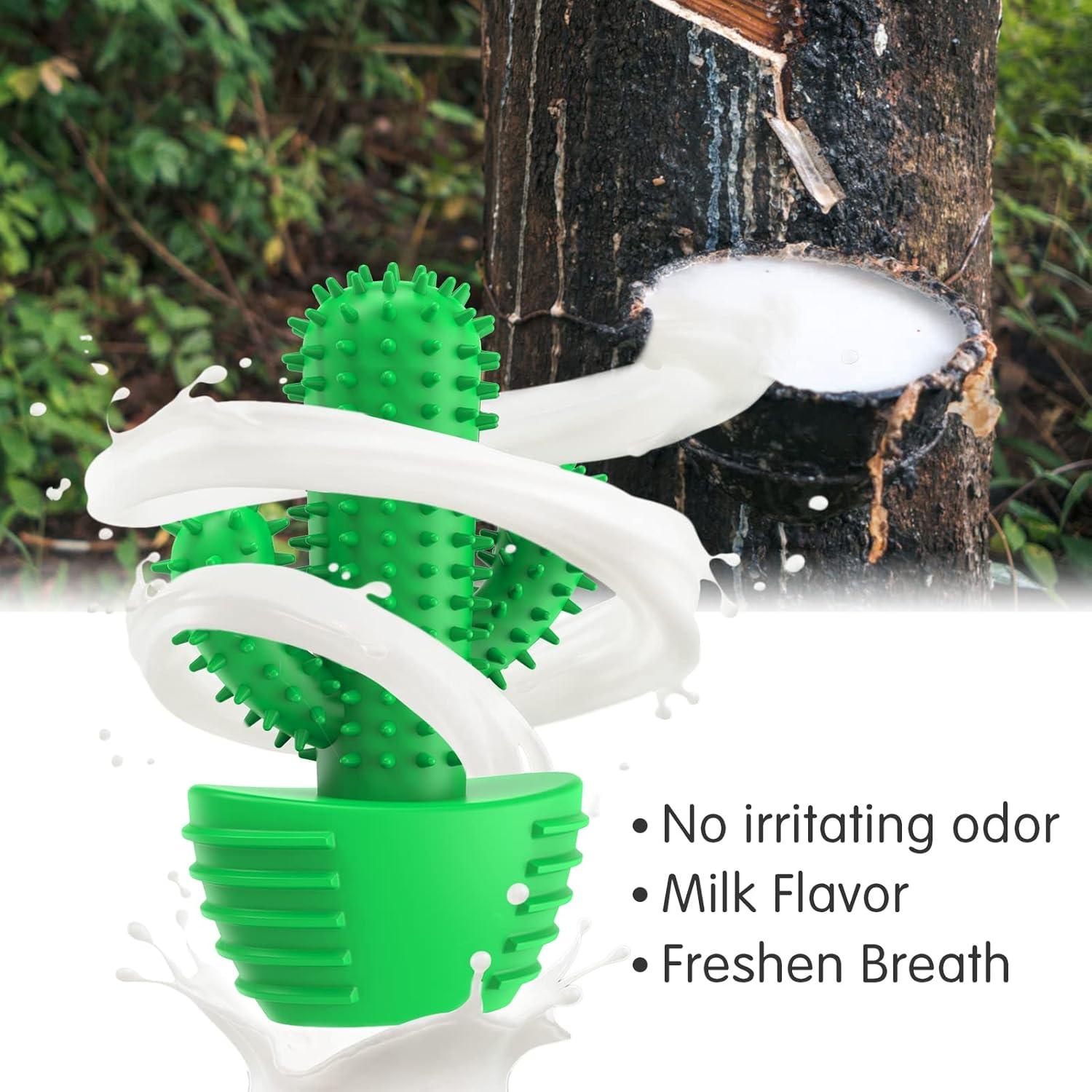 Juguete Cepillo de Dientes para Perros Pamlulu Mediano Verde