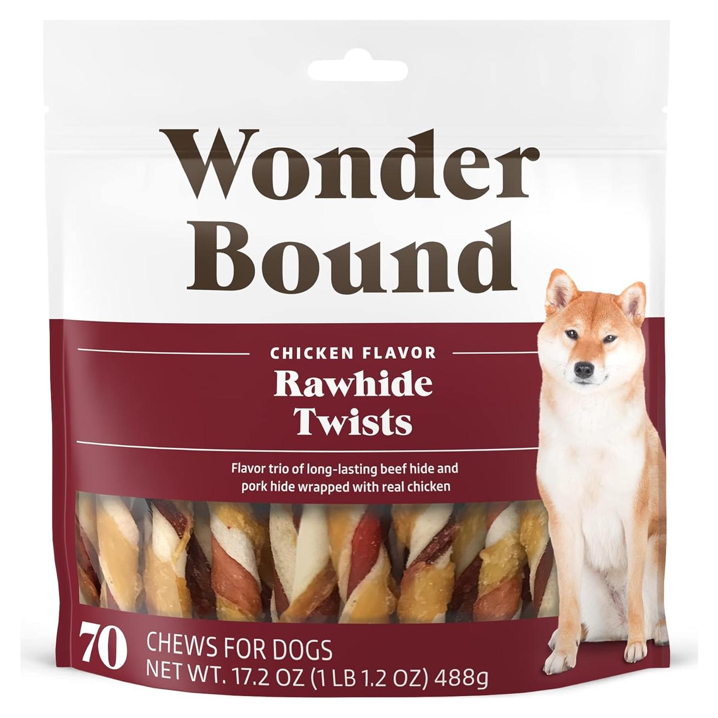 Palitos de piel cruda sabor pollo Amazon 70 unidades 0.49 kg