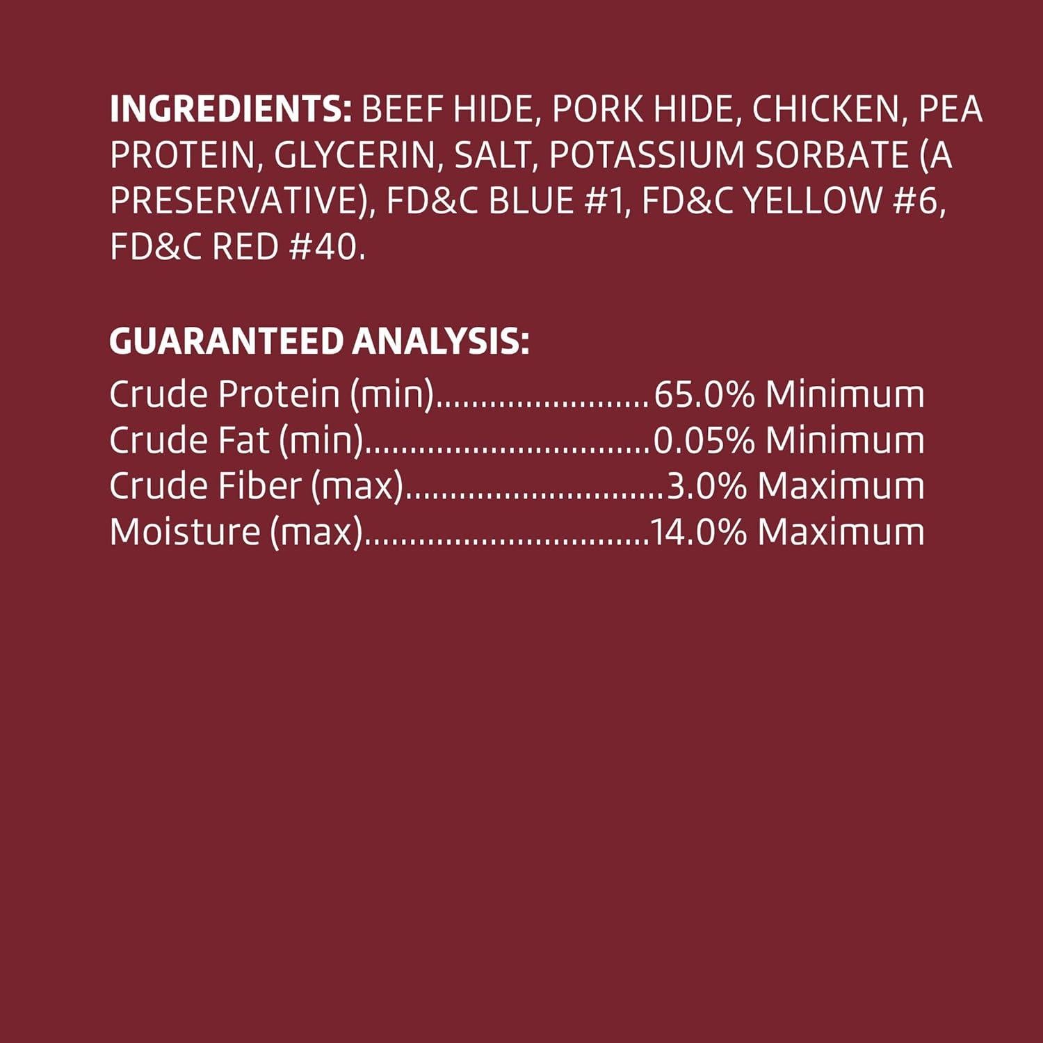 Palitos de piel cruda sabor pollo Amazon 70 unidades 0.49 kg