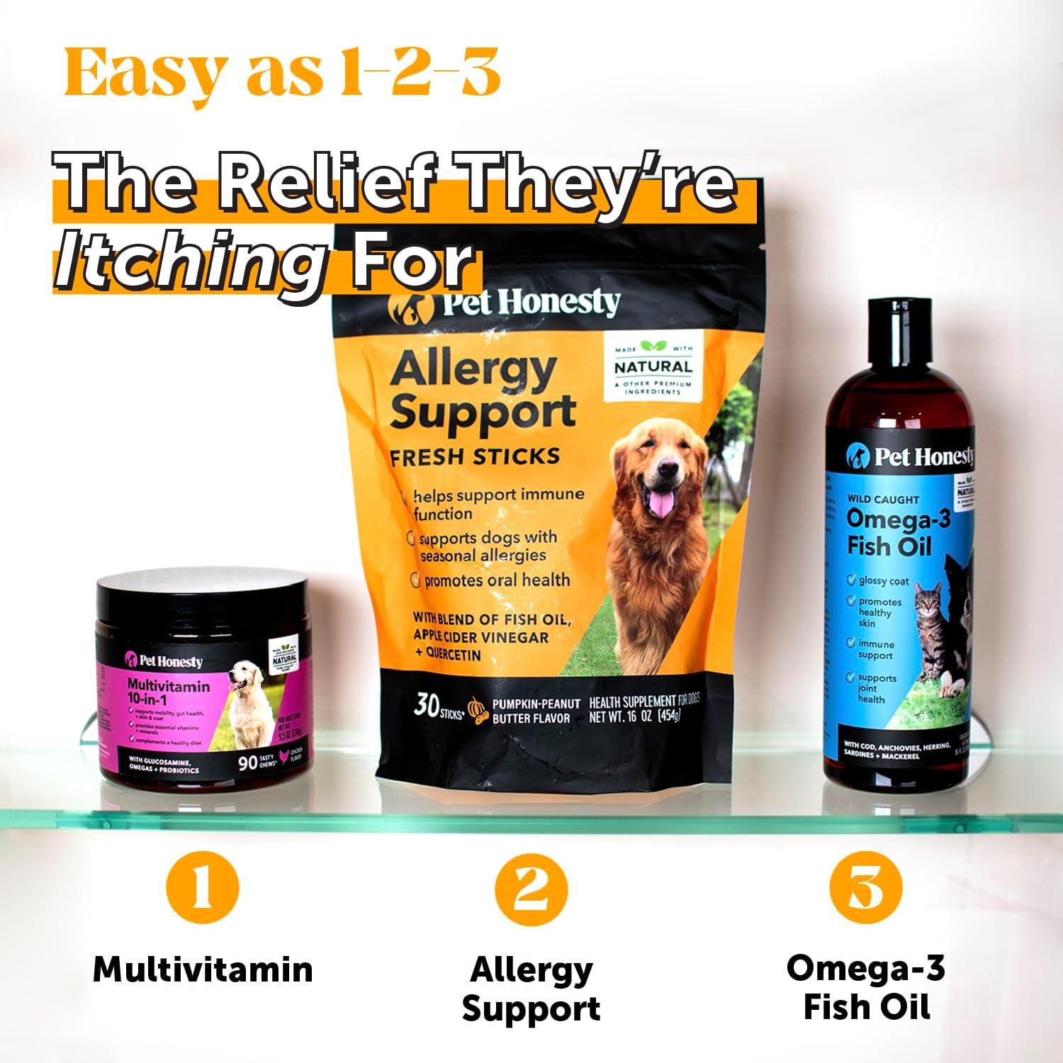 Palitos Dentales Pet Honesty 30 Unidades - Apoyo Alergias y Salud Dental