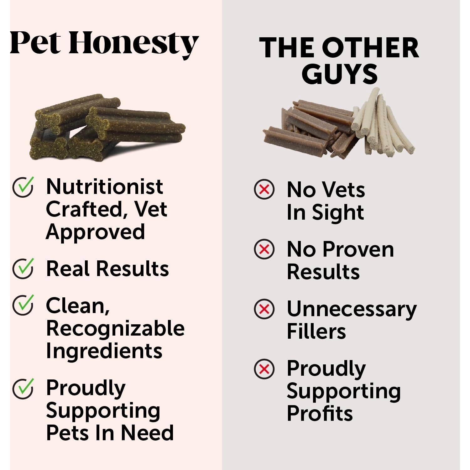 Palitos Dentales Pet Honesty 30 Unidades - Apoyo Alergias y Salud Dental