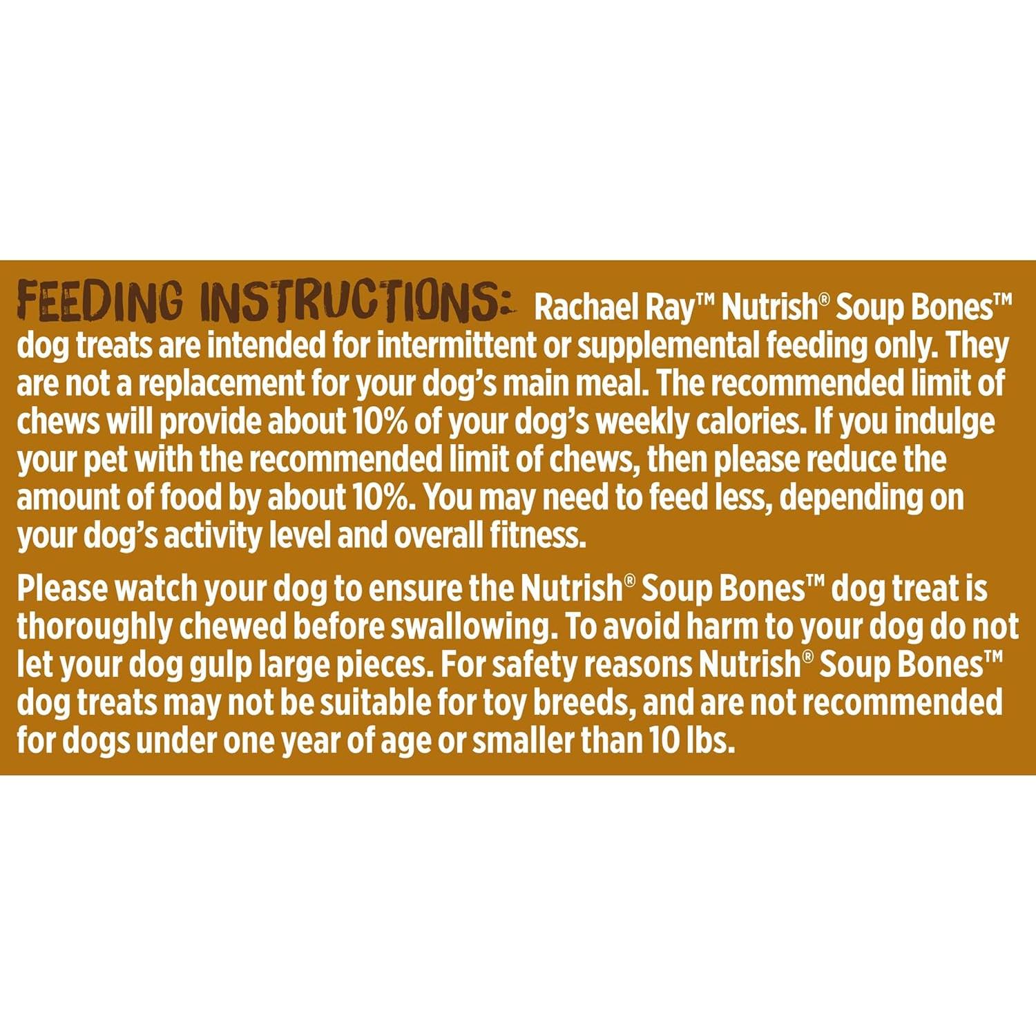 Masticables para Perros Rachael Ray Nutrish Soup Bones 22 Unidades