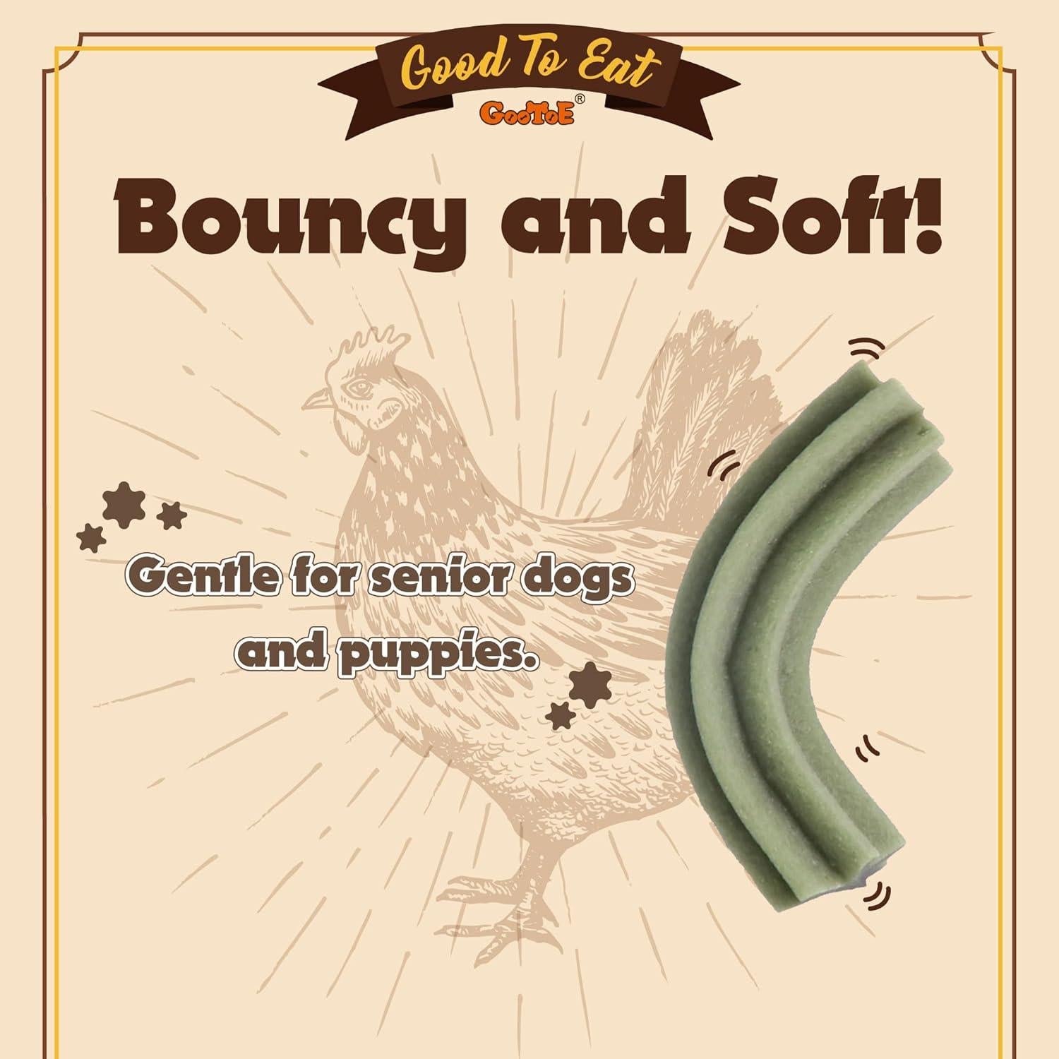 Gootoe Chews Dentales de Pollo 0.68 kg - Natural y Saludable